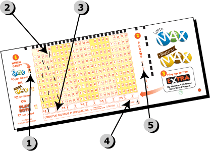 Lotto Max 9-number Combo Slip