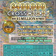 $20 $400,000 Crossword - 31072