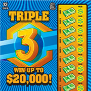 $2 TRIPLE 3 - 25418