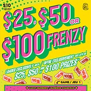 $25, $50 or $100 Frenzy - 16123 *